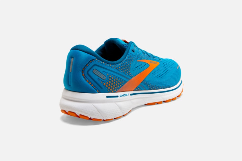 Brooks Ghost 14 ビビッドブルーオレンジホワイト