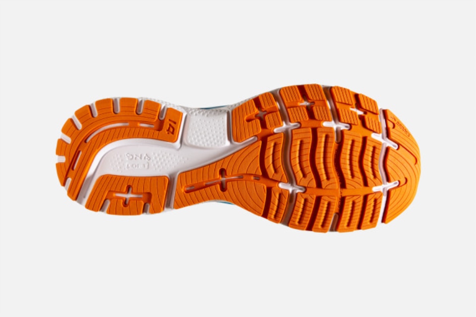 Brooks Ghost 14 ビビッドブルーオレンジホワイト