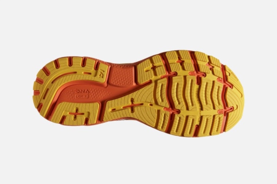 ゴースト 14 トロット Hy Citrus-gd Flame-orangeade Brooks