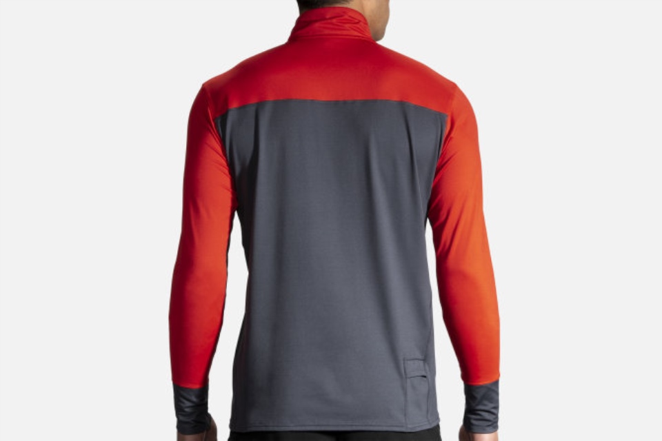 ブルックス アスファルト溶岩ダッシュ 1/2 Zip